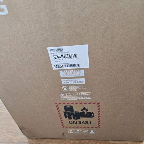 LG x Will.I.am - xboom Stage 301 Bluetooth Speaker - Black $300 - Picture 3 of 5